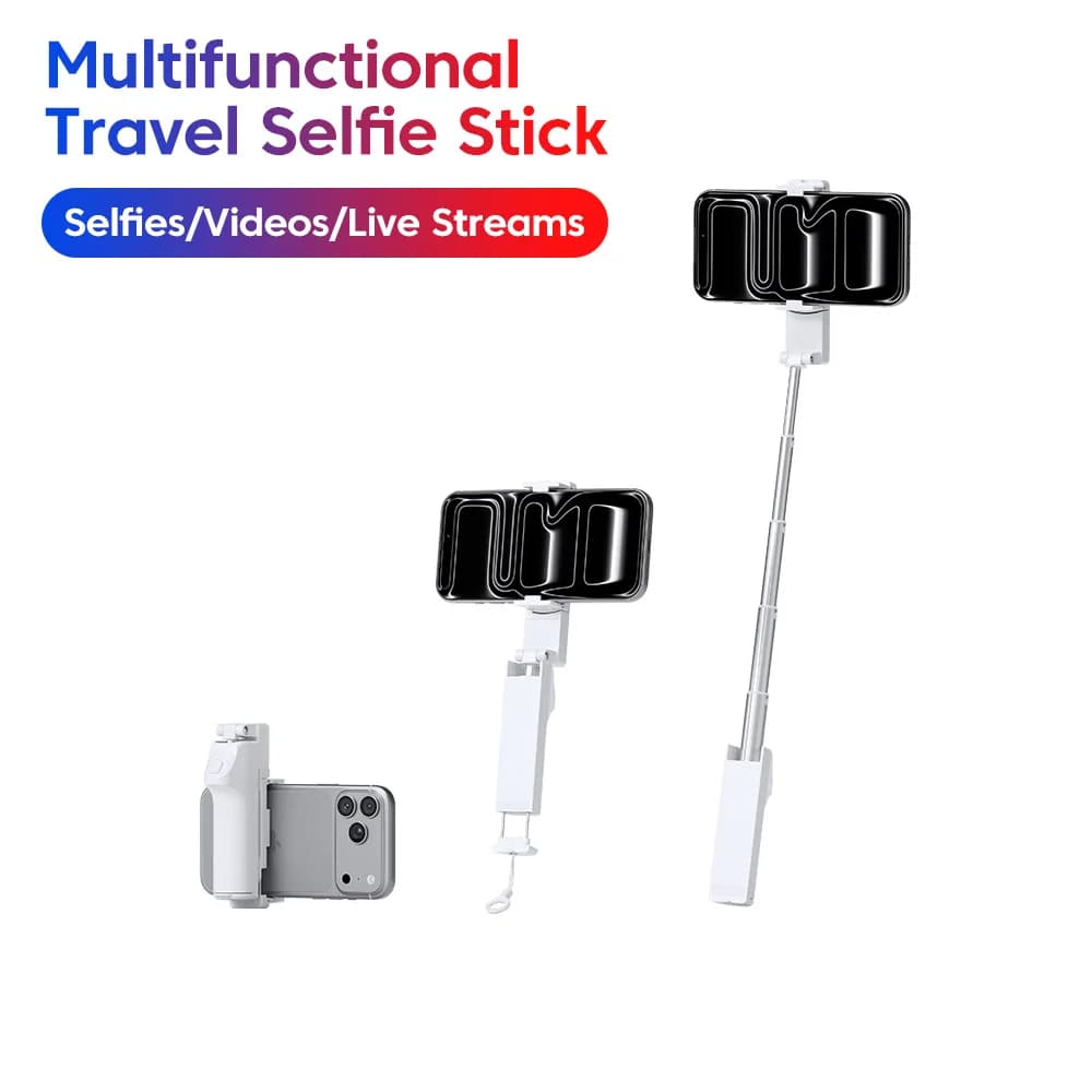 Mini Bluetooth Selfie Stick 360°Rotating Stand Foldable Portable Telescopic Handheld Selfie Stick For Outdoor Photography Travel