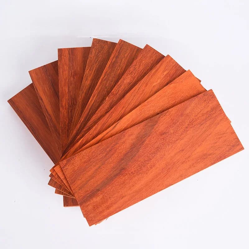 Materiale per fai da te: Blocco di legno di palissandro africano da 10-50 cm, legname raro, legno di palissandro su misura