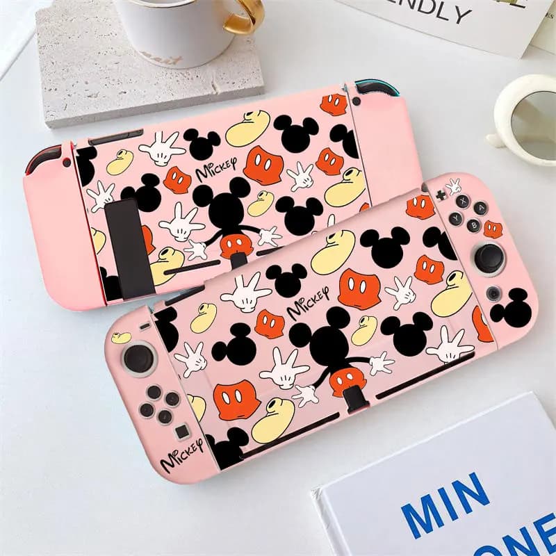 TPU Soft Silicone Case for Nintendo Switch Game Console Oled Joy With Shell Controller Accessories for Cartoon Mouse Cover