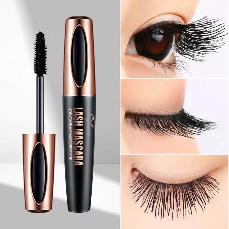 SIFEN Mascara Impermeabile Nero Lunga Durata, Incurvante, Volumizzante, Allungante, Anti-sbavature, Cosmetico per Trucco Occhi
