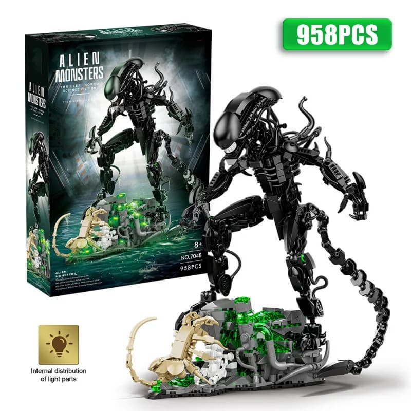Esperto creativo Alien Monster Robot Building Blocks Tecnico Meccanico Alien Beasts MOC Assemblaggio Mattoni Giocattoli Per Il Regalo Dei Bambini