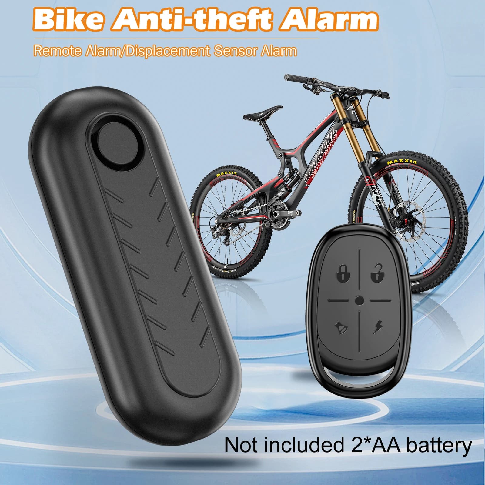 Allarme bicicletta senza fili Telecomando Impermeabile Elettrico Moto Scooter Bici Protezione di sicurezza Allarmi antifurto