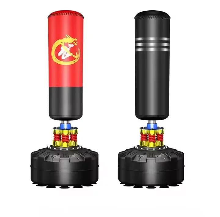 Sacco da boxe autoportante Piedistallo Kick Boxing Stand con rifornimento d'acqua e sabbia Borse pesanti in PVC e PU per l'allenamento