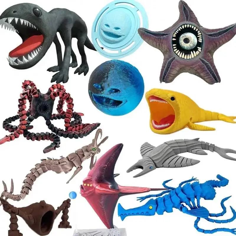 Nuova Action Figure 3D di Subnautica: Mostri Marini, Leviathan, Sea Eater, Bloop, Gran Maja - Modellino Giocattolo