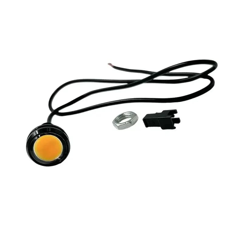 1Pcs Rear Turning Spotlight 12V Yellow Turn Light spotlight for TEVERUN Blade Mini Q GT II / Fighter 11 Q Electric Scooter Part