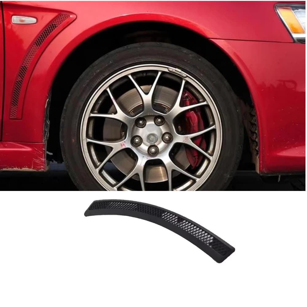 2 pezzi di protezione per parafango a corpo largo per Lancer EVO 10 7407A121xa copertura decorativa laterale per Lancer Evo Air in striscia di rivestimento L e R