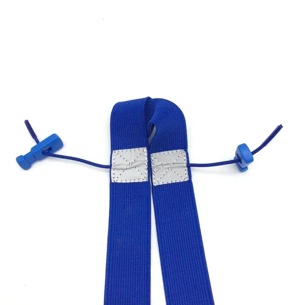 Race Belt for Race Number with 6 Gel Rings, Reflective Tape, Elastic Belt for Marathon