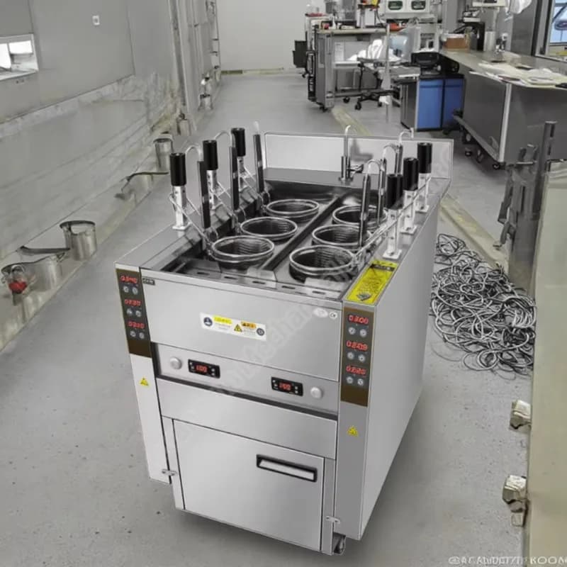Fornello per noodle istantanei Ramen Fornello per pasta da 6 litri Macchina automatica per noodle bollente