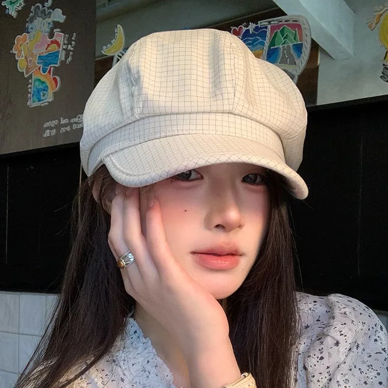 Nuovo Berretto da Donna Primavera Estate 2026, Cappello Ottagonale, Berretto Francese Vintage con Visiera Stile Newsboy