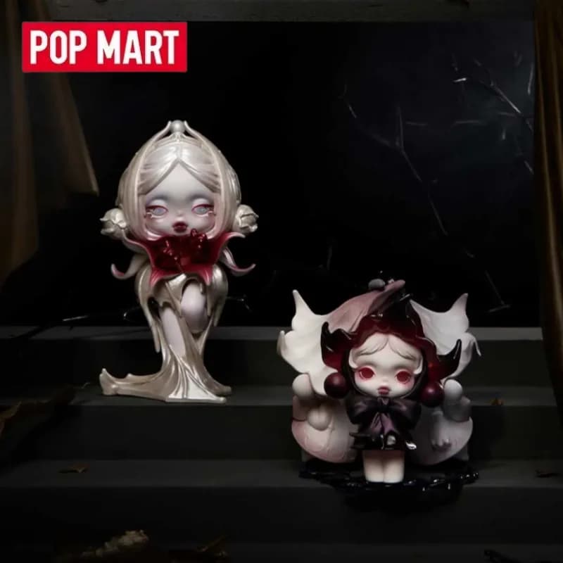 POPMART SKULLPANDA Petals In Four Acts Series Mystery Box Genuine Blind Box Guess Toys Bag Ornament Figurines Home Decor Desktop