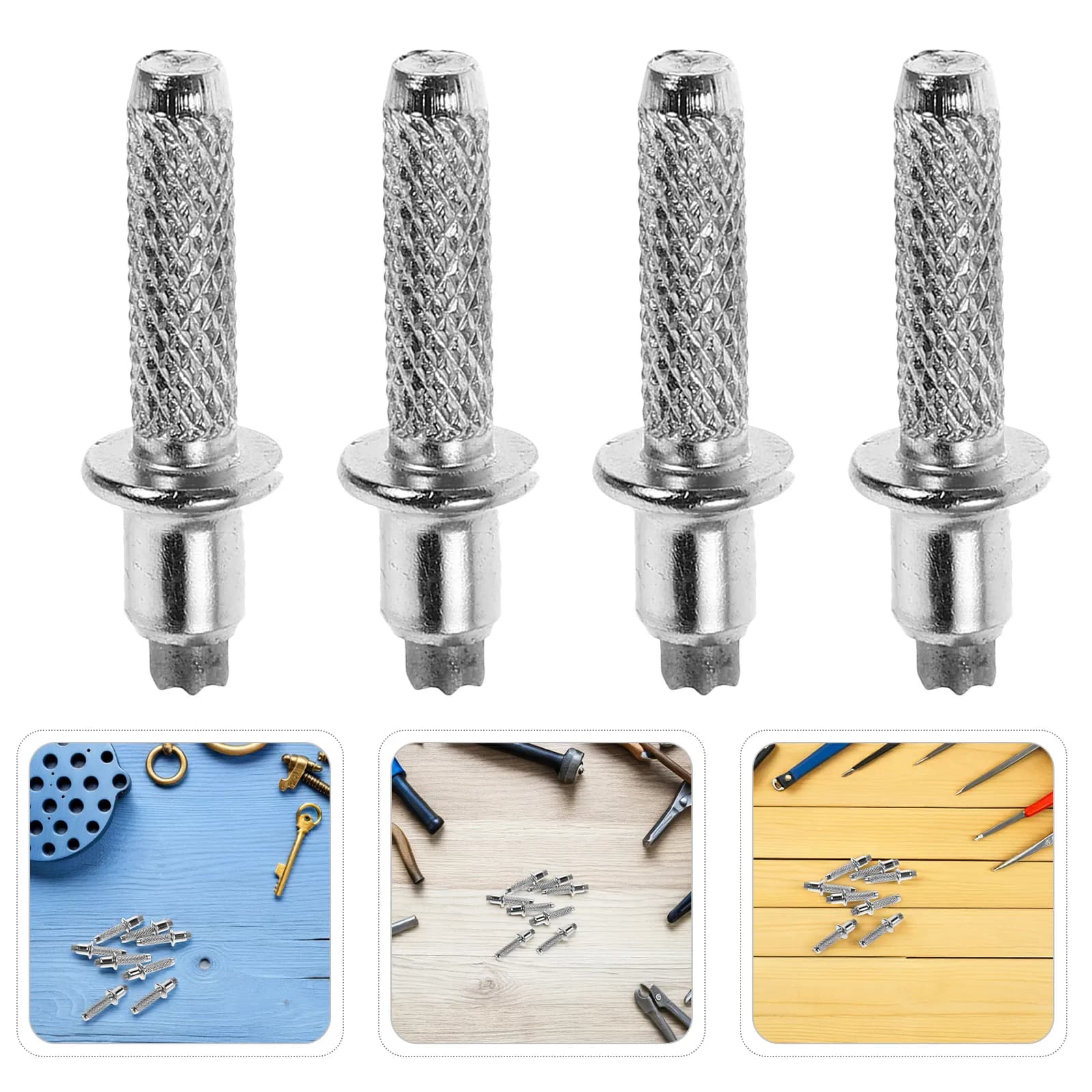 16 Pieces of Tungsten Steel Spare Parts for Trekking Sticks, Hiking and Mountaineering Accessories