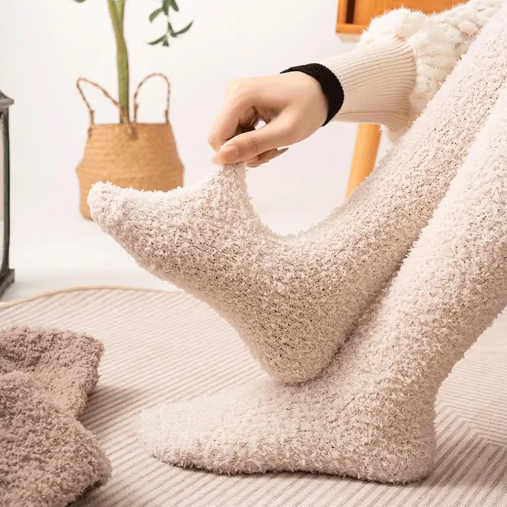 Calzini alti da donna, scaldamuscoli morbidi extra lunghi, calze stivaletti pelose sopra il ginocchio, calzini caldi in peluche in pile