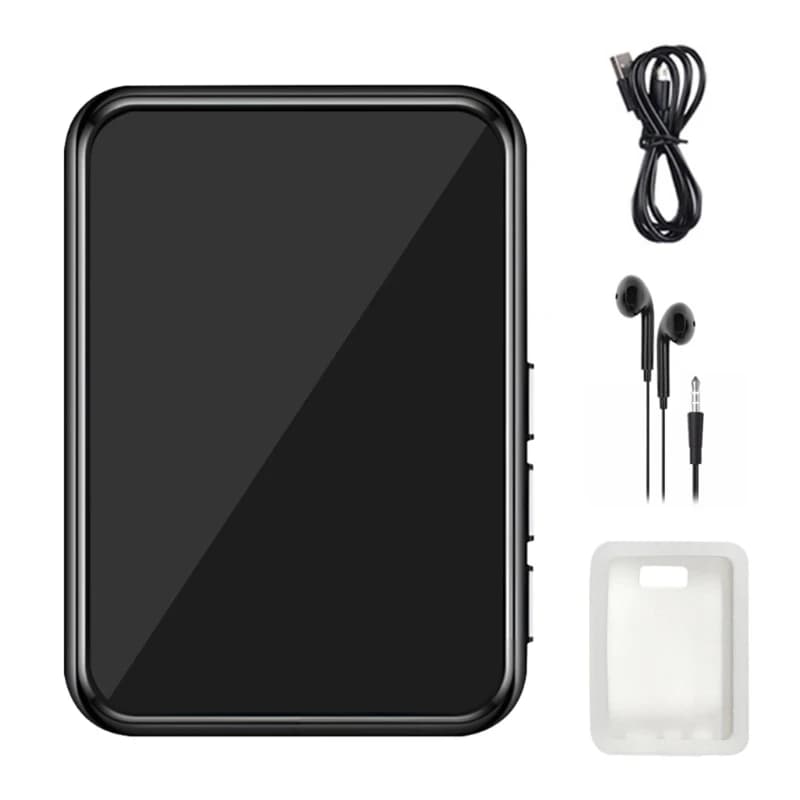 2025 Nuovo lettore MP3 Lettore musicale HiFi 5.4 compatibile con Altoparlante Lettore con schermo toccabile da 2,4 con