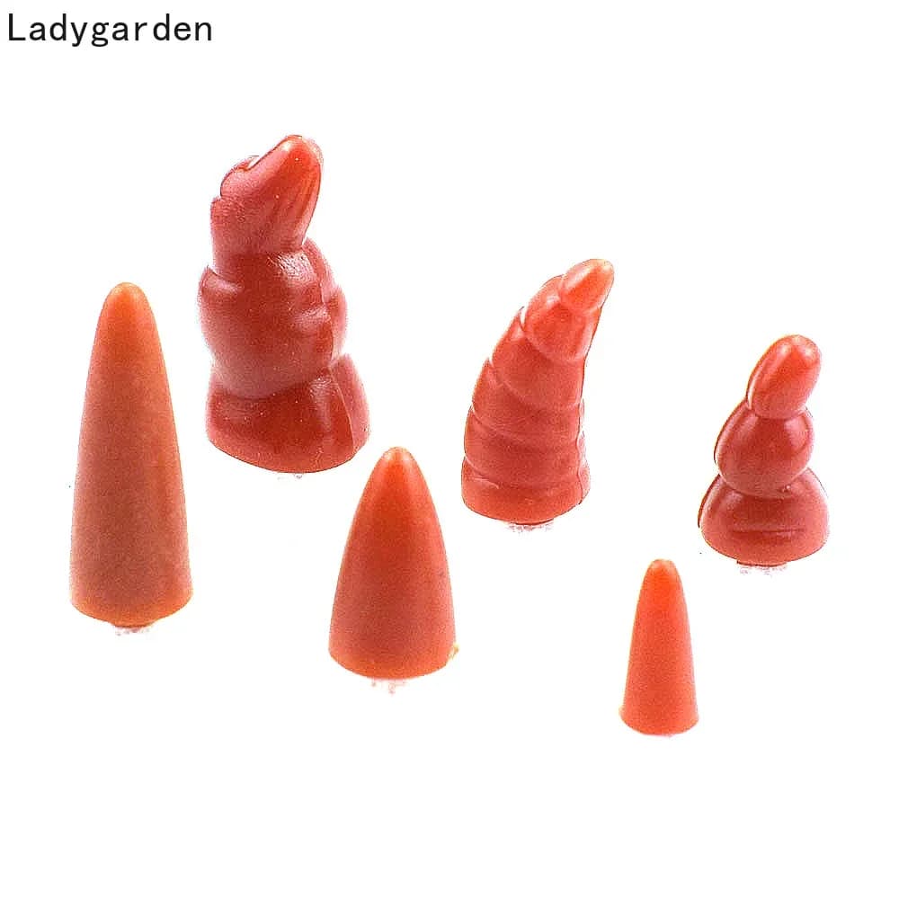 100 pezzi pupazzo di neve naso rosso artigianale bambola fai da te naso di plastica naso di Babbo Natale per cucito artigianale bambola burattino animali di peluche ripieni