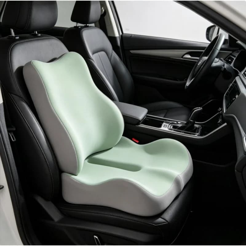 Cuscino per Sedile Auto in Memory Foam, Supporto Lombare, Morbido e Elastico, Adatto per Ufficio e Scrivania