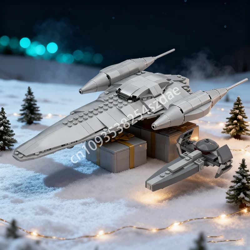 394 pz MOC Micro Nubian Royal Starship Sith Modello di Costruzione Regalo Di Natale Blocchi Architettura Assemblare Giocattoli Idea Bambini Compleanno