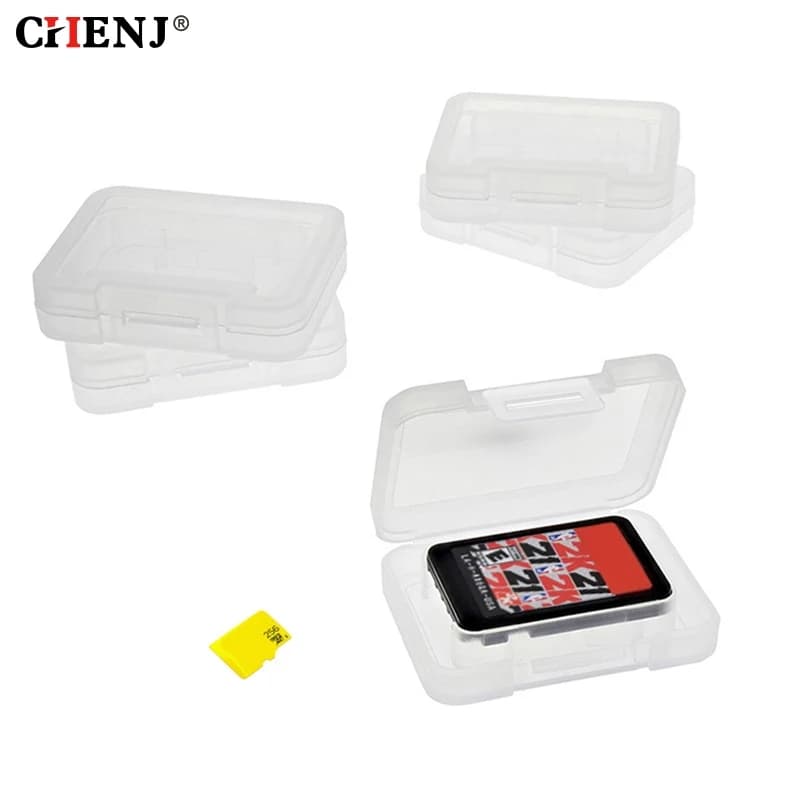5pcs Mini Portable Pocket Game Card Box Micro SD TF Card Storage Display Box Holder per Switch Series OLED/LITE Cover protettiva