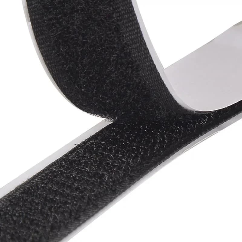 Nastro adesivo bianco e nero da 2 m con doppio gancio e anello, nastro adesivo magico in nylon di diverse misure con colla forte