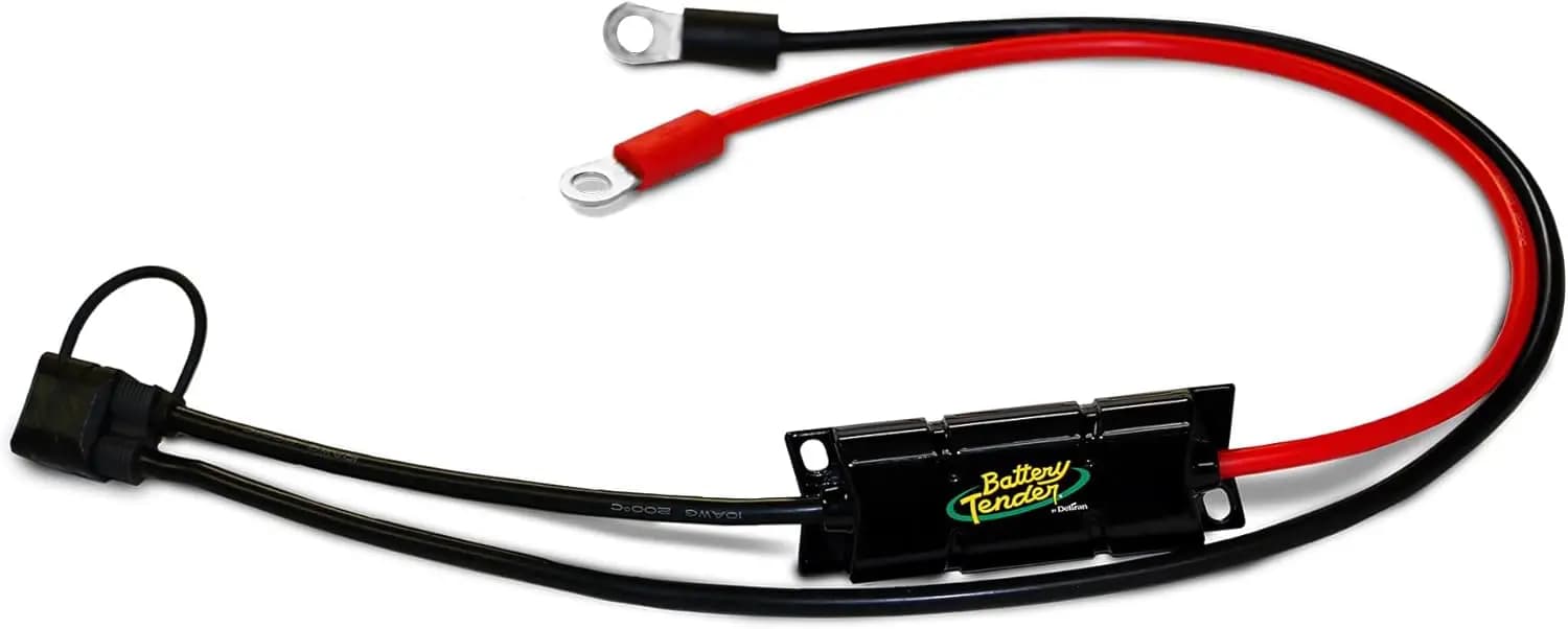 Cavo terminale ad anello da 2 piedi SAE a disconnessione rapida per avviamento di emergenza da 12 V - Moto, ATV, UTV, Barca