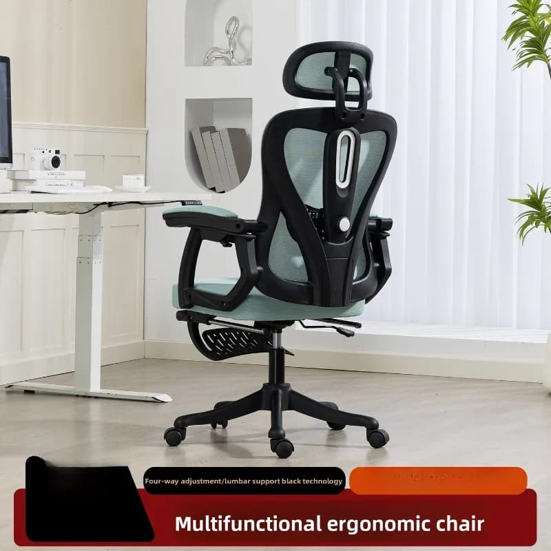 Sedia da Gaming Ergonomica per Computer e Ufficio, Completamente Regolabile, Comfort per Lunghe Ore, Schienale Reclinabile, Sedia da Scrivania Confortevole