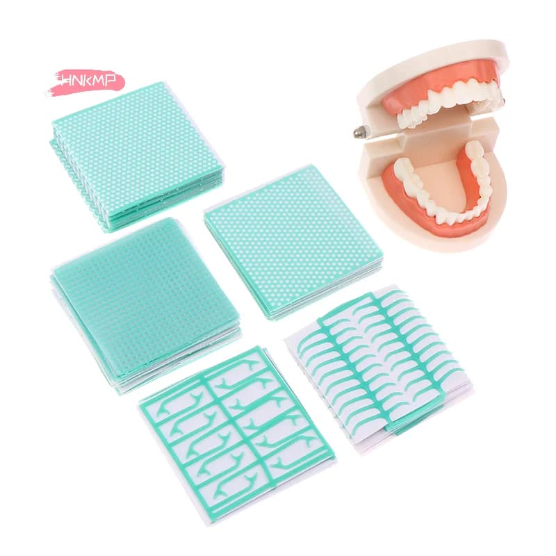 10 pz/20 pz laboratorio dentale cera maglia griglia quadrata foro rotondo foglio a forma per metallo fuso design parziale - 1 scatola di materiale dentale