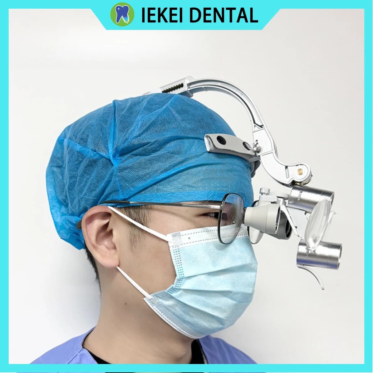 Lampada per fari a LED dentali per lenti binoculari con ingrandimento da 5 W 2.5X 3.5X Faro chirurgico Strumenti da laboratorio per dentisti