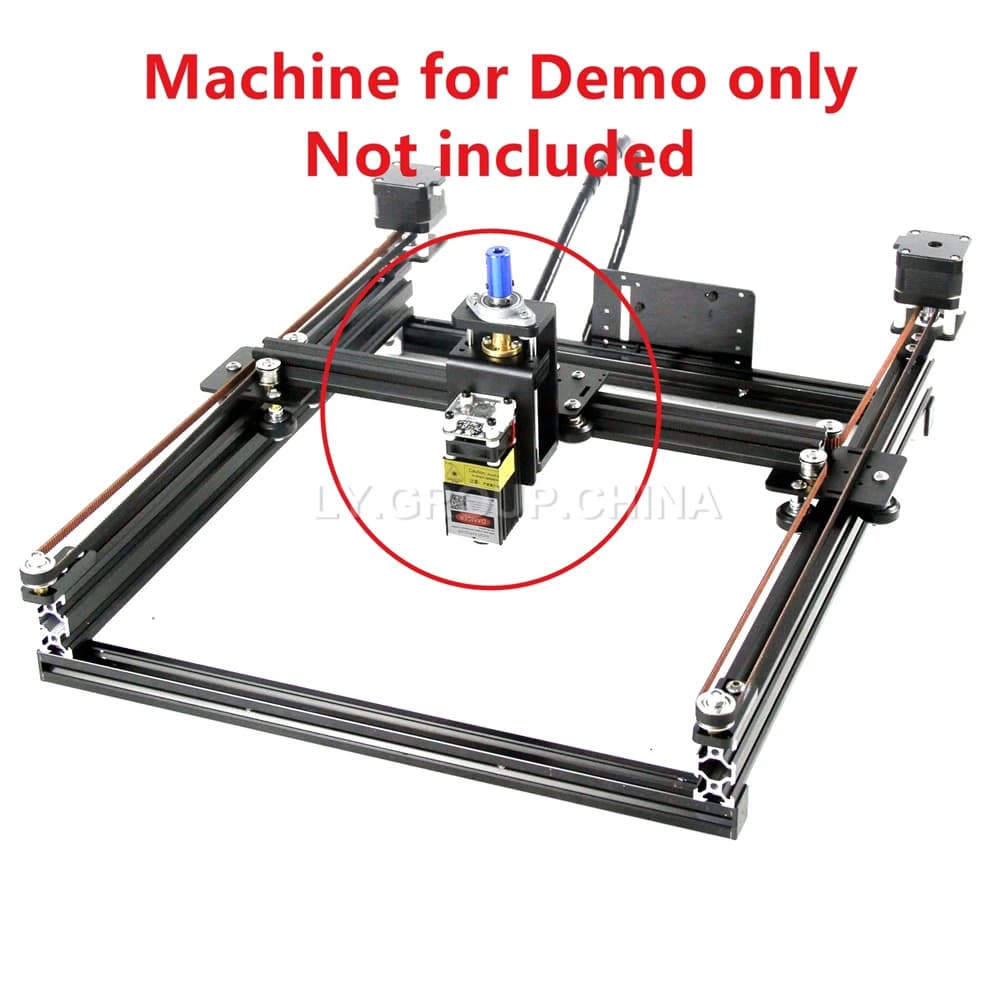 Modulo Laser Fai-da-Te con Morsetto Regolabile, Regolazione Manuale per Struttura Desktop, Macchina per Incisione Laser Universale