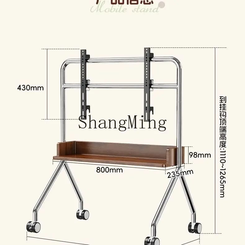 CL TV stand in solid wood second hand Small apartment Living room Bedroom Support for mobile floor monitor
