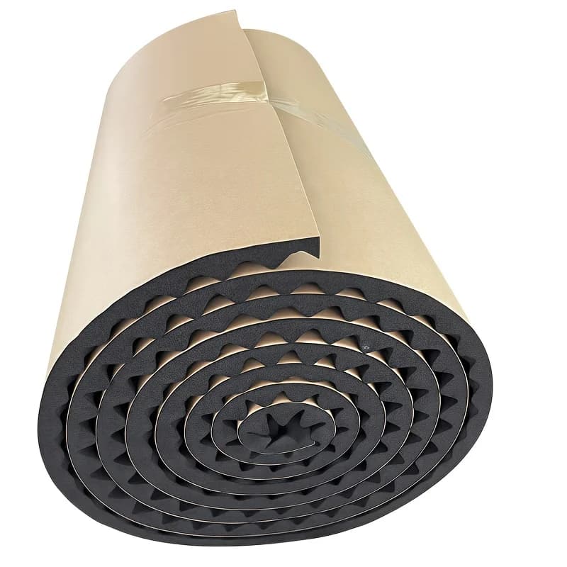 High-Density Self Adhesive Soundproofing Insulation Cotton Thickness Black Panels for Walls Soundproofing Insulation for Car