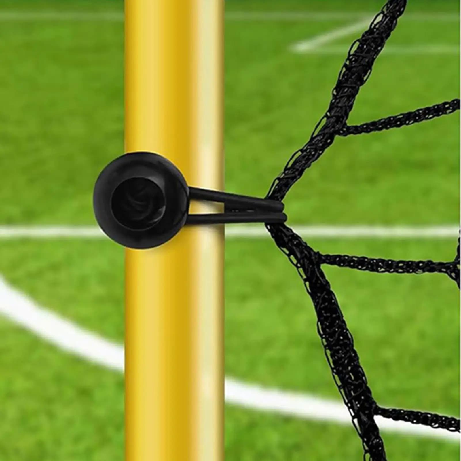 Rete di Rimbalzo per Pallavolo con Maglia da 1,5 Pollici, Schermo per Allenamento Compatibile con Telaio da 74 Piedi, Rete da Allenamento per Pallavolo con 28 Corde Elastiche per Baseball e Calcio