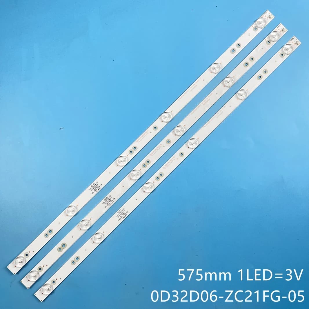 Striscia di retroilluminazione a LED 6 lampada per ATVIO 32 ''TV 0D32D06-ZC21FG-05 OD32D06-ZC21FG-05 6 s1p 303TT320038 ATV-32 3V/LED E356289