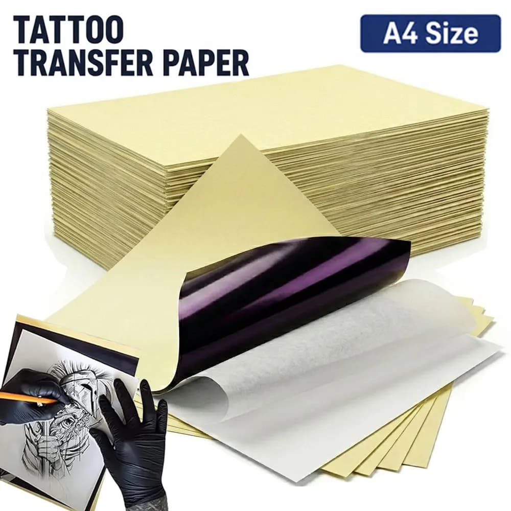 150/50/5pcs Tattoo Transfer Paper A4 Size Tattoo Stencil Thermal Copy Paper for Tattoo Transfer Machine Tattoo Supply Accessory