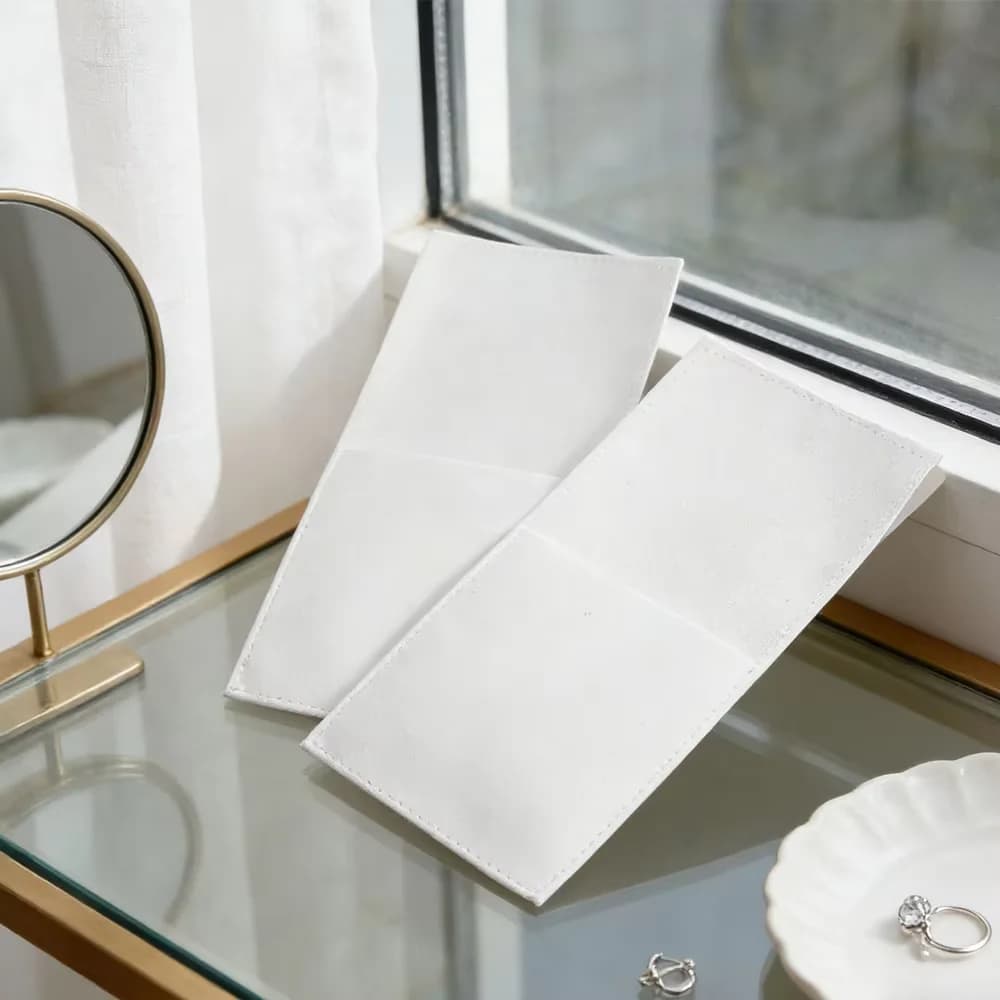 10PCS Jewelry Bag Suede Microfiber Packaging Bracelet Necklace Earring Visa ID Card Tarot Pouch Gift Bag Organizer Wedding Favor