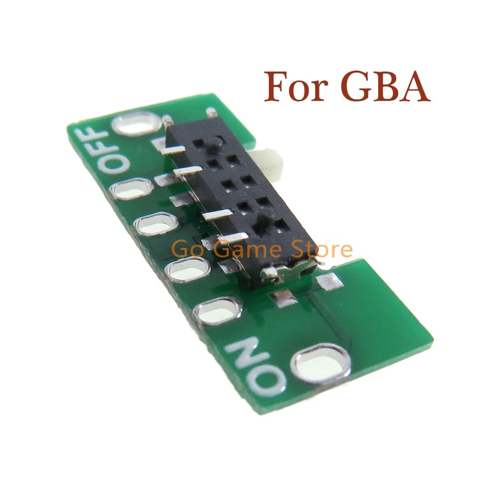 1 set per scheda interruttori di accensione/spegnimento GBA per parte di riparazione della console di gioco GBA SP per GBC GBP
