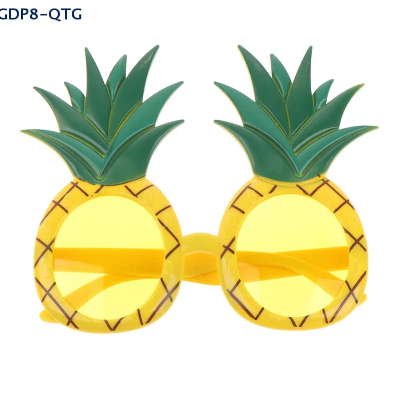 1 Paio di Occhiali Divertenti a Forma di Ananas, Occhiali da Sole Pazzo per Costume, Decorazione per Eventi di Carnevale, Accessori per Feste Estive