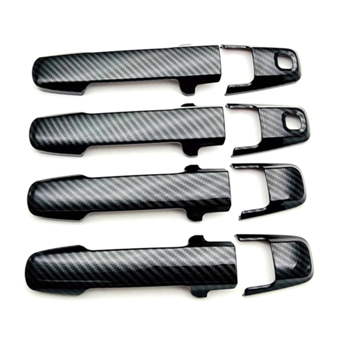 A61E-Per Suzuki Hustler MR52S/MR92S 2020-2022 Auto In Fibra di Carbonio Maniglia Della Porta Copertura Trim Decoratore Adesivo Accessori Esterni