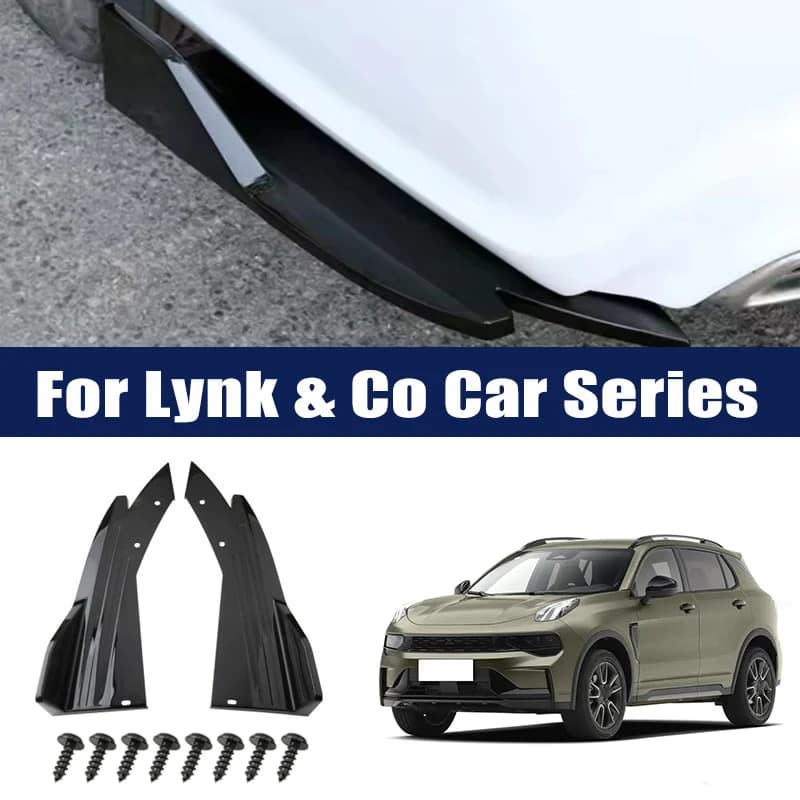 Diffusore Posteriore, Splitter, Protezione Paraurti, Spoiler Anteriore, Kit Carrozzeria per Lynk & Co 01 02 03 05 06 07 08 09 Z10 2200 900
