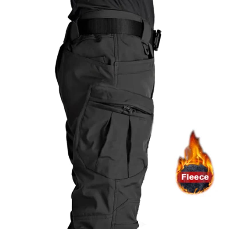 Pantaloni tattici softshell da uomo in pile, pantaloni cargo autunno inverno, pantaloni militari da combattimento, escursionismo, campeggio, arrampicata, abbigliamento sportivo casual
