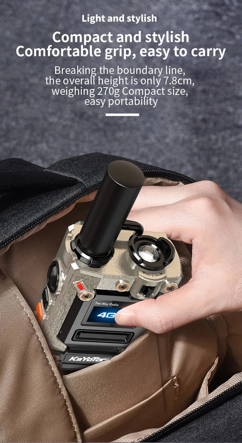 Dispositivo di comunicazione radio KaYoTom M08 Global Walkie Talkie 4G POC con portata illimitata
