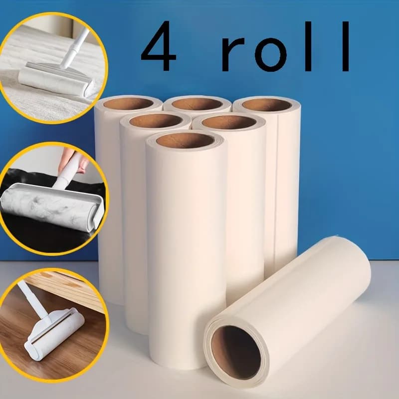 Sticky Hair - Replaceable Roll Paper. Daily Cleaning of Furniture, Used to Adhere and Remove Pet Hair from Household Clothes. an