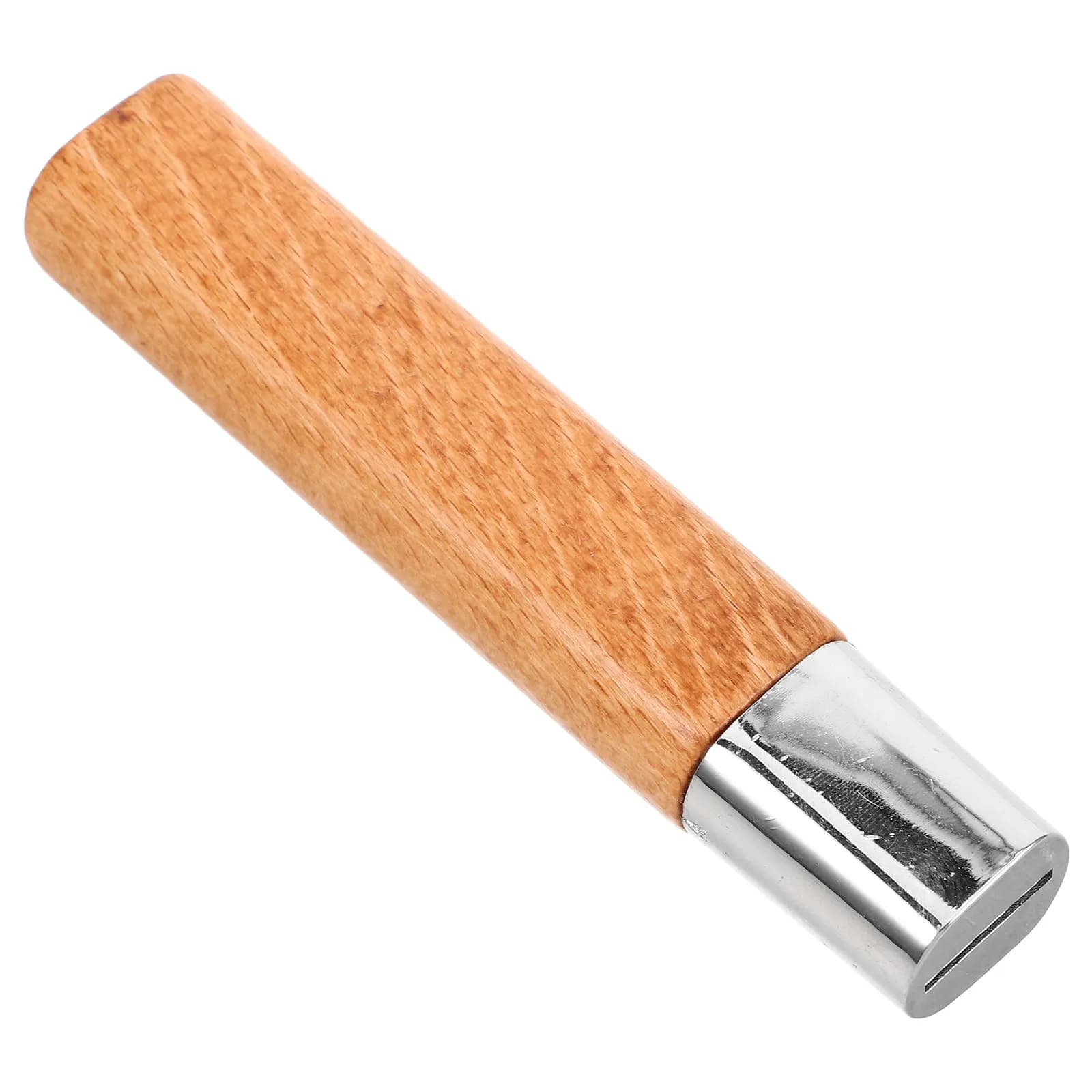 Wooden Iron Knife Handle Replacement Comfortable Grip Kitchen Cutter DIY Knife Making Parts Chopper Repair Accessories