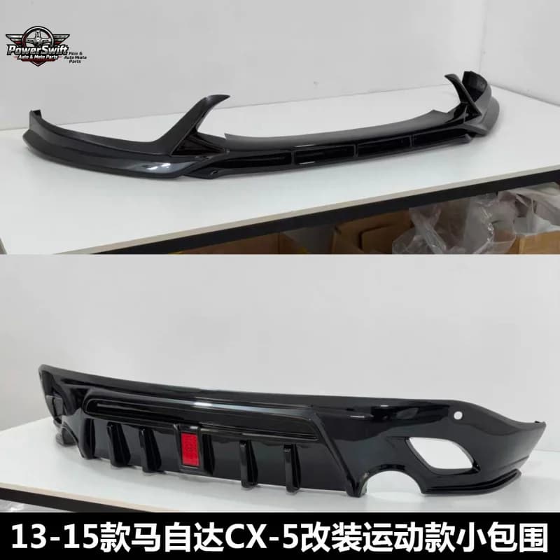 Suitable for 2013-2015 Mazda CX-5 Small Body Kit Modified Front Spoiler Pilot Light Lip Rear Diffuser Tail Pipe