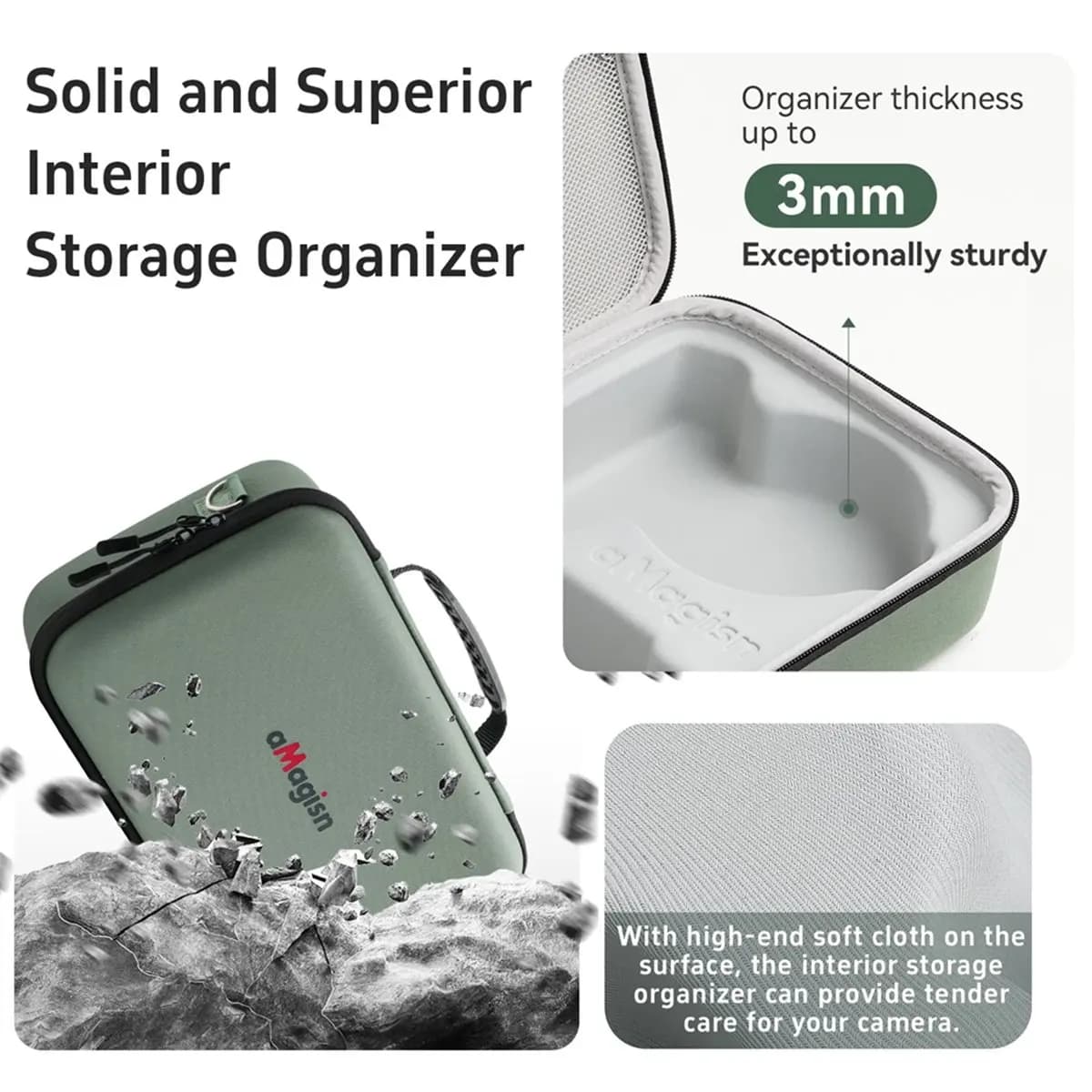 M85K Custodia da trasporto portatile per FLIP Drone Borsa da viaggio rigida Custodia antiurto Accessori protettivi impermeabili B