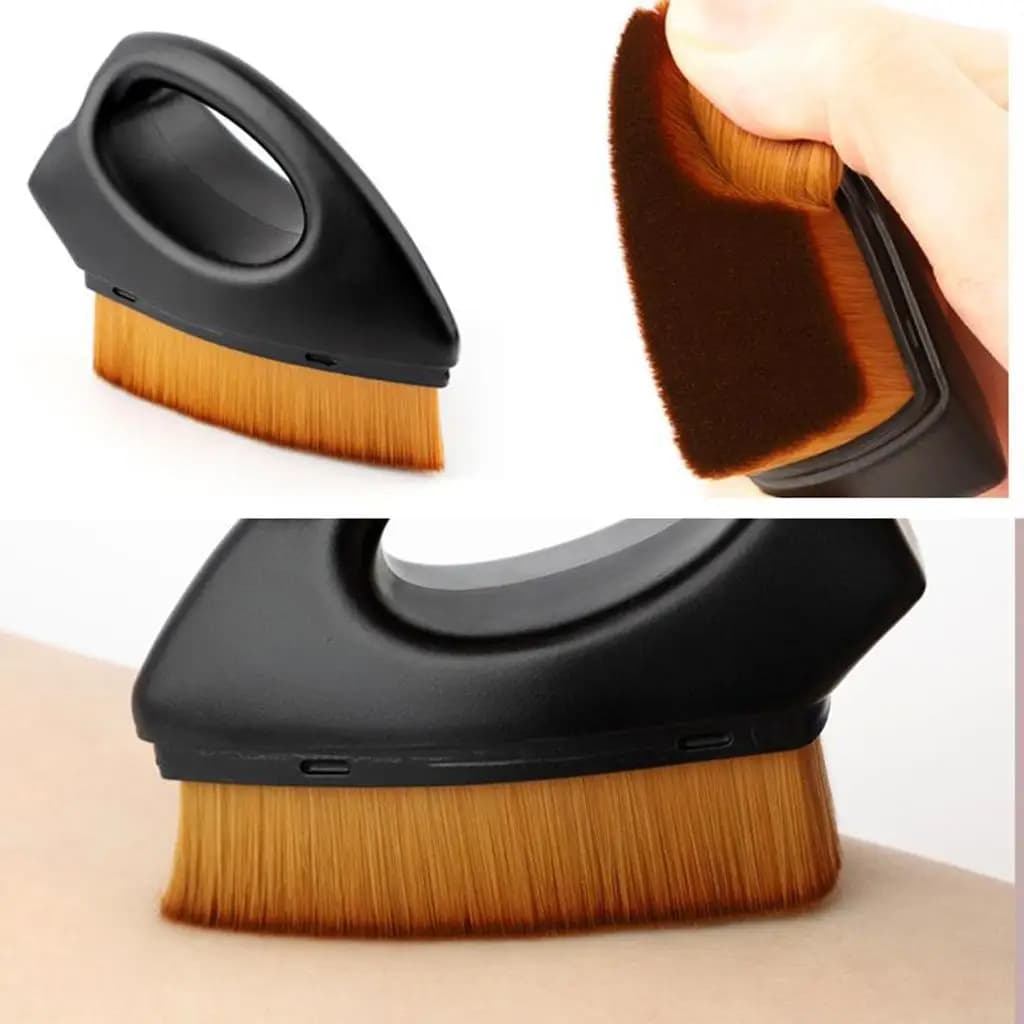 Makeup Foundation Brush Iron Grip Highlighter Blending Brush for Makeup Artist Supplies and Tools