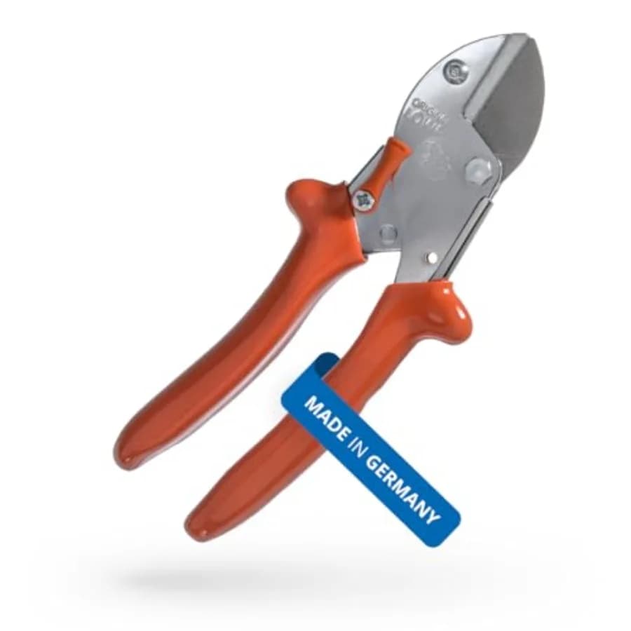 Forbici da Potatura Professionali 5.107 con Lama in Acciaio Inox e Rivestimento Antiaderente - Forbici da Potatura Pratiche e Leggere