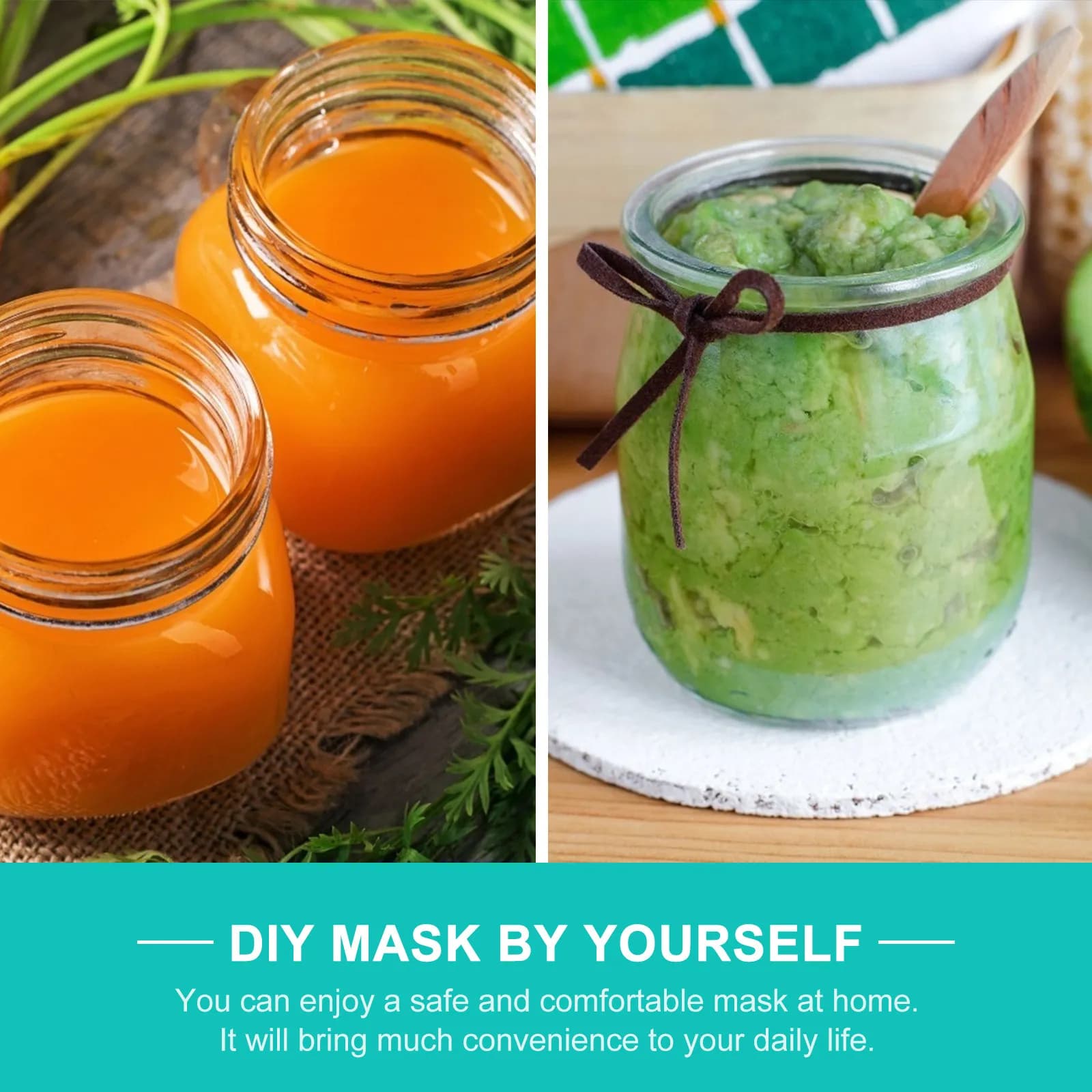 Set per la Creazione di Maschere Fai-da-Te con Frutta e Verdura, Strumento per la Cura del Viso Femminile, Apparecchio di Bellezza Domestico