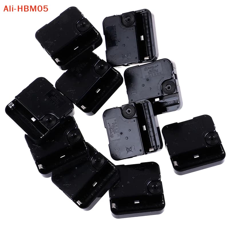 (HB05)HQ3268 Seconds Movement Cross Wall Clock Movement Clock Mechanism Black
