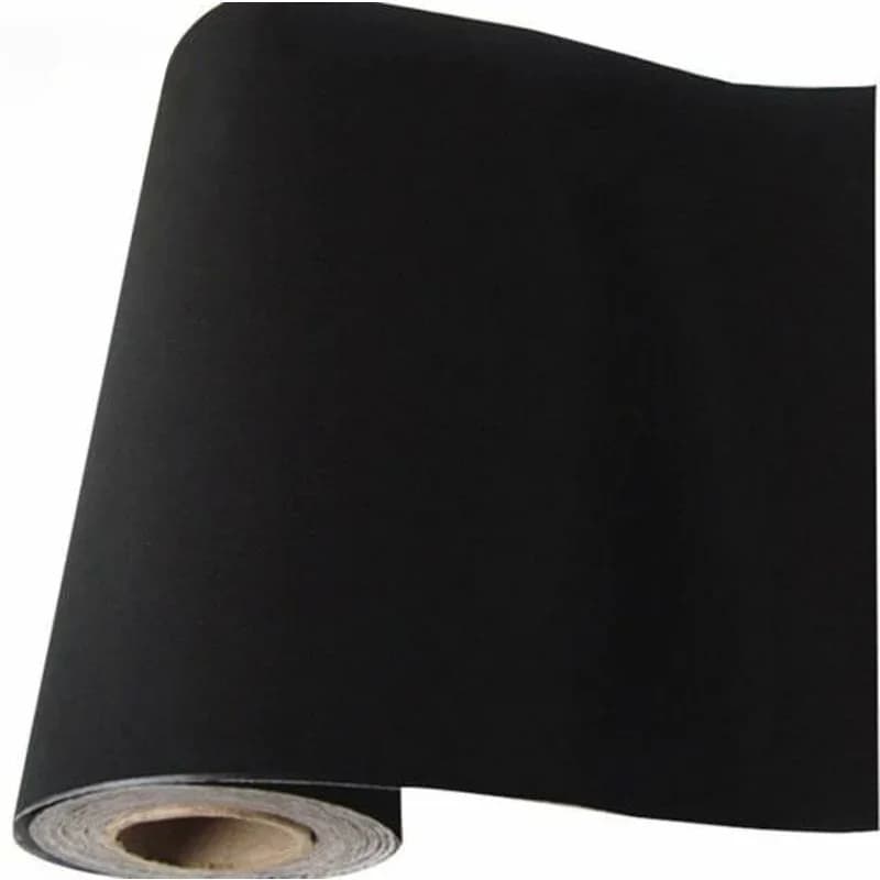 1m/5m/10m/20m*45cm Self Adhesive Nylon Velvet Flocking Fabric Black Velvet Liner Roll for Jewelry Drawers Christmas Decor 0.5mm