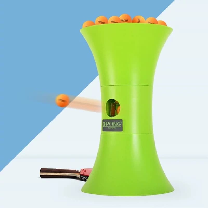 Automatic Table Tennis Serve Machine Large Capacity Ping Pong Throwing Machine Adjustable Ball Trainer Portable Sports Accessory