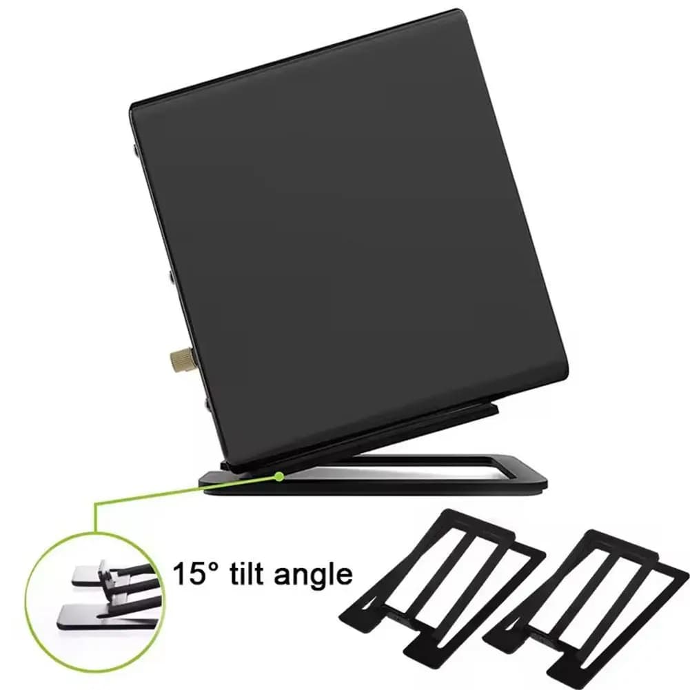 Supporti per Altoparlanti da Scrivania HIFI con Assorbimento degli Urti per Altoparlanti da Computer, Qualità del Suono Migliorata